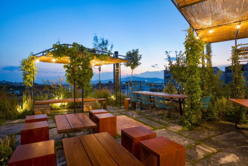 Cool Rooftop Bars in Athens: The Foundry Rooftop Garden