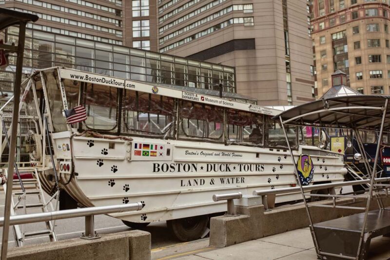 Cool Things to do in Massachusetts: Duck Tour Through Boston