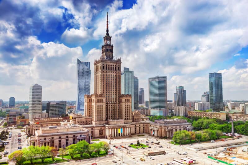 Cool Things to do in Warsaw, Poland: Palace of Culture and Science
