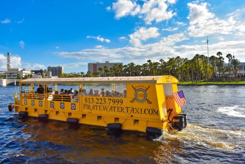 Fun Things to do in Tampa, Florida: Pirate Water Taxi
