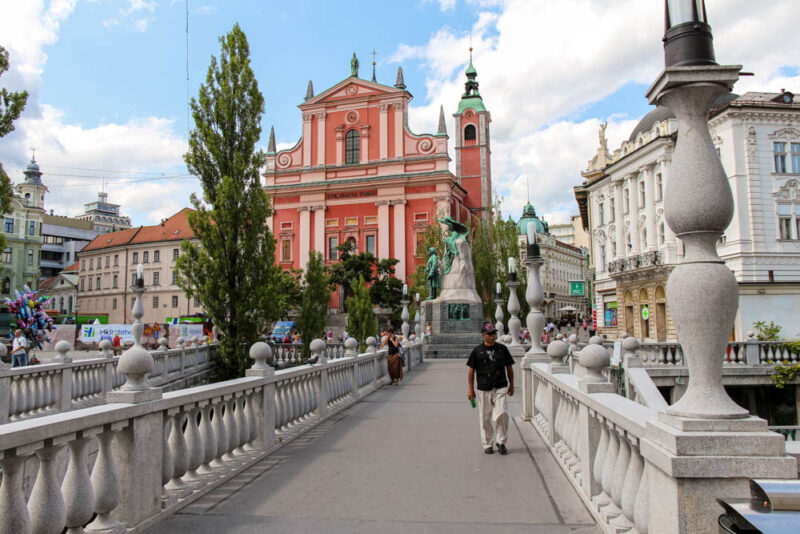 Ljubljana 3 Day Itinerary Weekend Guide: Franciscan Church