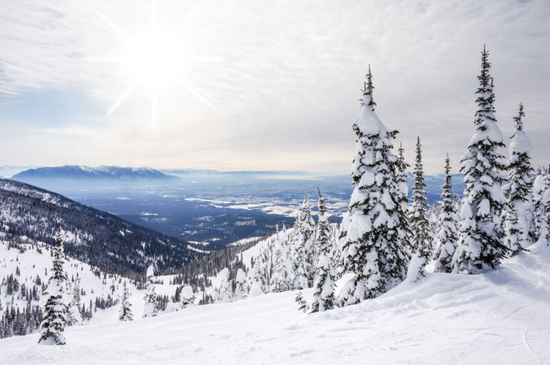 Must Visit Places in the US in February: Big Sky, Montana