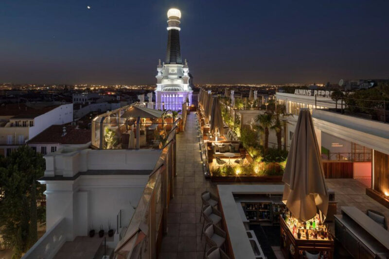 Unique Cocktail Bars in Madrid: RADIO ME Rooftop Bar