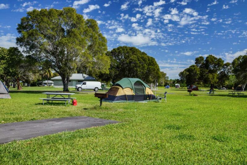 Unique Things to do in Everglades National Park: Camp in Flamingo