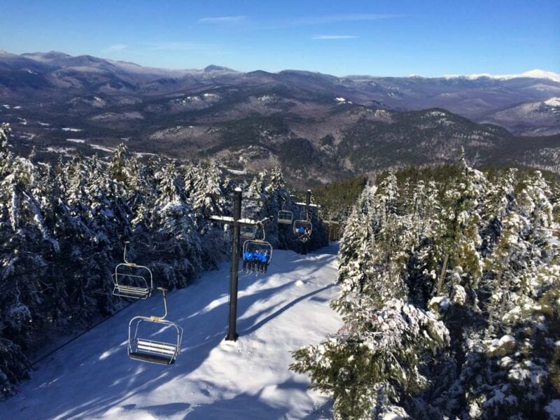 What Places Have Shoulder Season in the US in February: White Mountains, New Hampshire