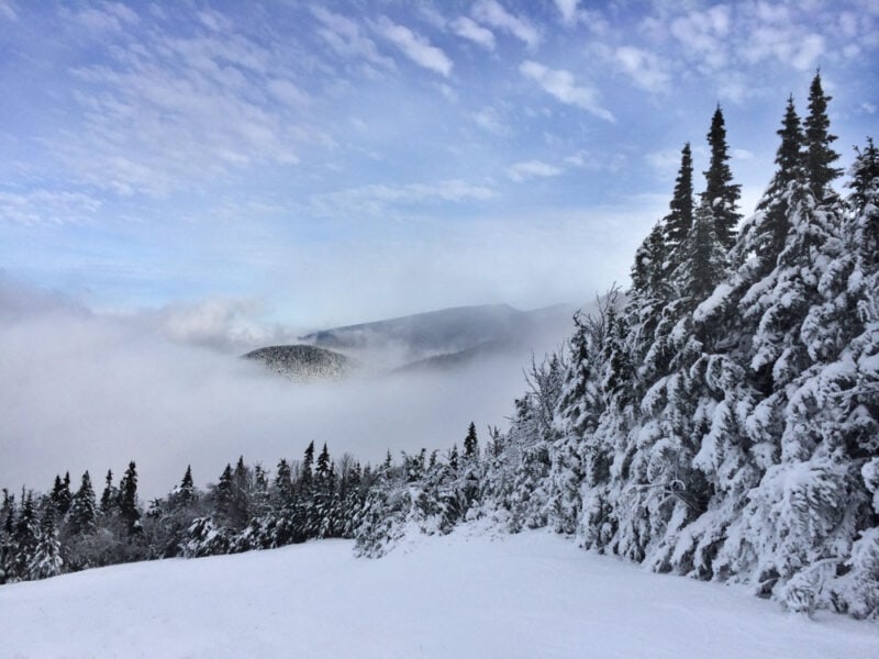What Places to Visit in the US in February: White Mountains, New Hampshire
