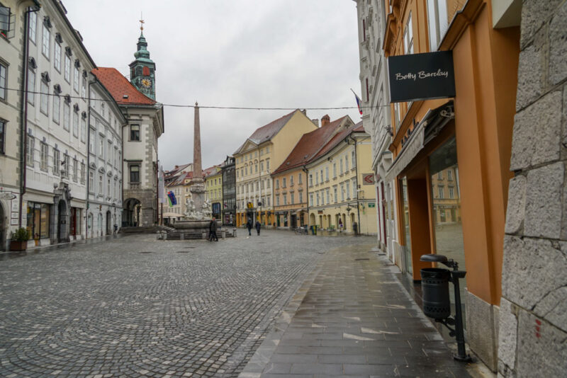 2 Week Slovenia Itinerary: Old Town's Cobbled Streets