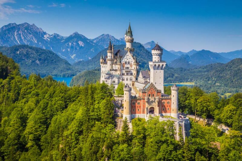 Best Places to Visit in Europe in February: Neuschwanstein Castle in Germany
