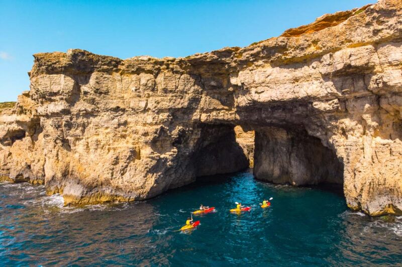 Best Things to do in Malta: Join a Sea Kayaking Excursion Around Malta