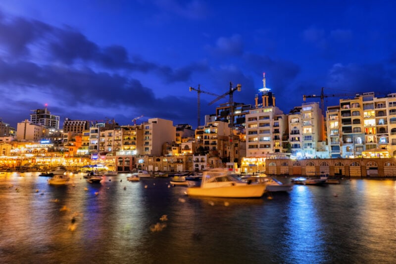 Best Things to do in Malta: Party the Night Away at St. Julian's
