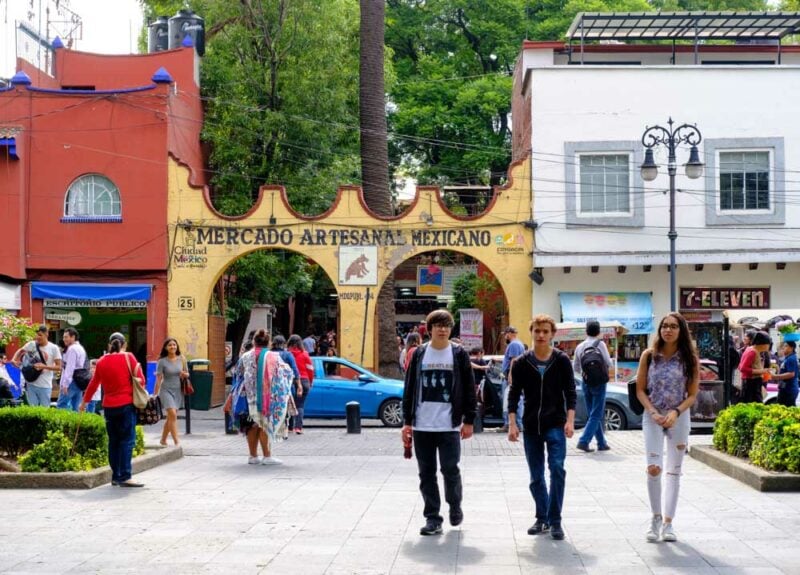 Best Things to do in Mexico City: Cobblestone Streets of Coyoacán 
