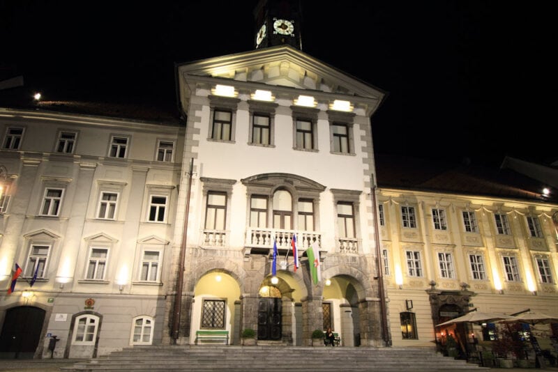Slovenia Two Week Itinerary: Town Hall