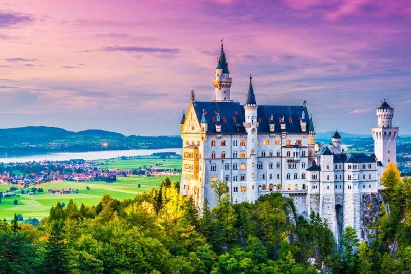 What Places to Visit in Europe in February: Neuschwanstein Castle in Germany