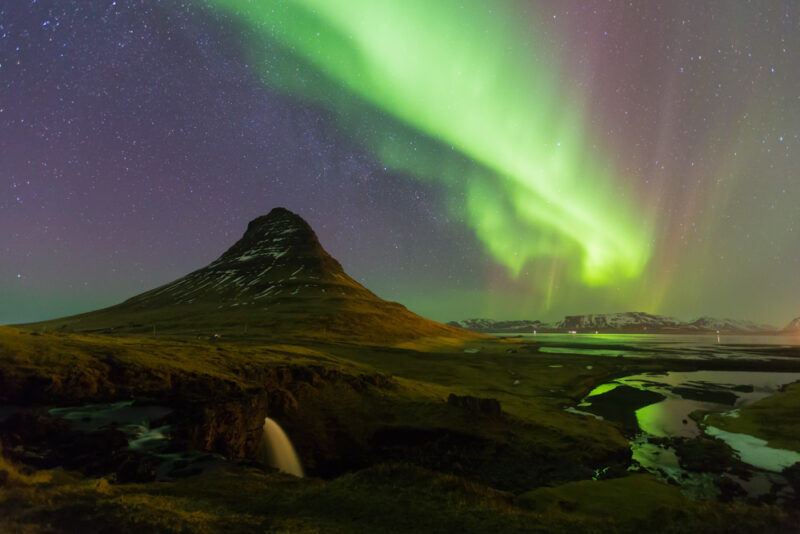 What Places to Visit in Europe in February: Northern Lights in Reykjavik
