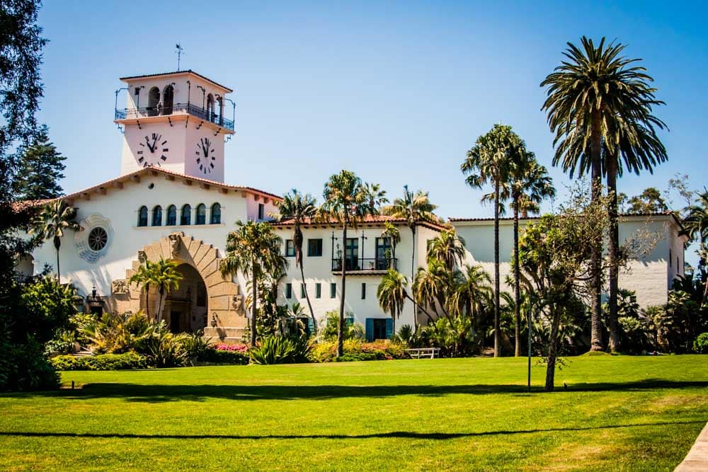 3 Days in Santa Barbara Weekend Itinerary: Santa Barbara County Courthouse