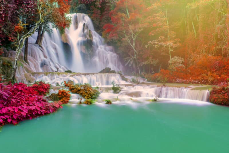 Best Things to do in Luang Prabang, Laos: Kuang Si Waterfalls