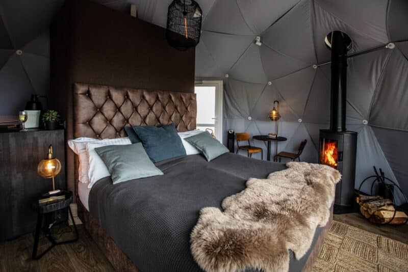 Cool Hotels to See Northern Lights: Reykjavik Domes Hotel