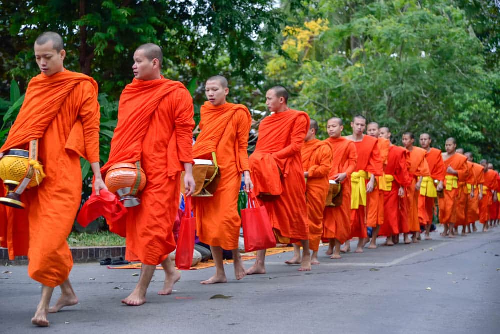 Luang Prabang, Laos Bucket List: Alms Giving