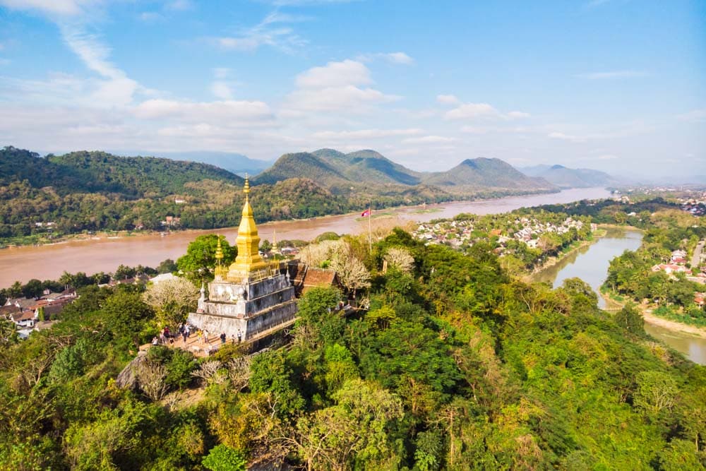 Must do things in Luang Prabang, Laos: Mount Phou Si