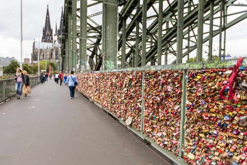 Weekend in Cologne: Hohenzollern Bridge