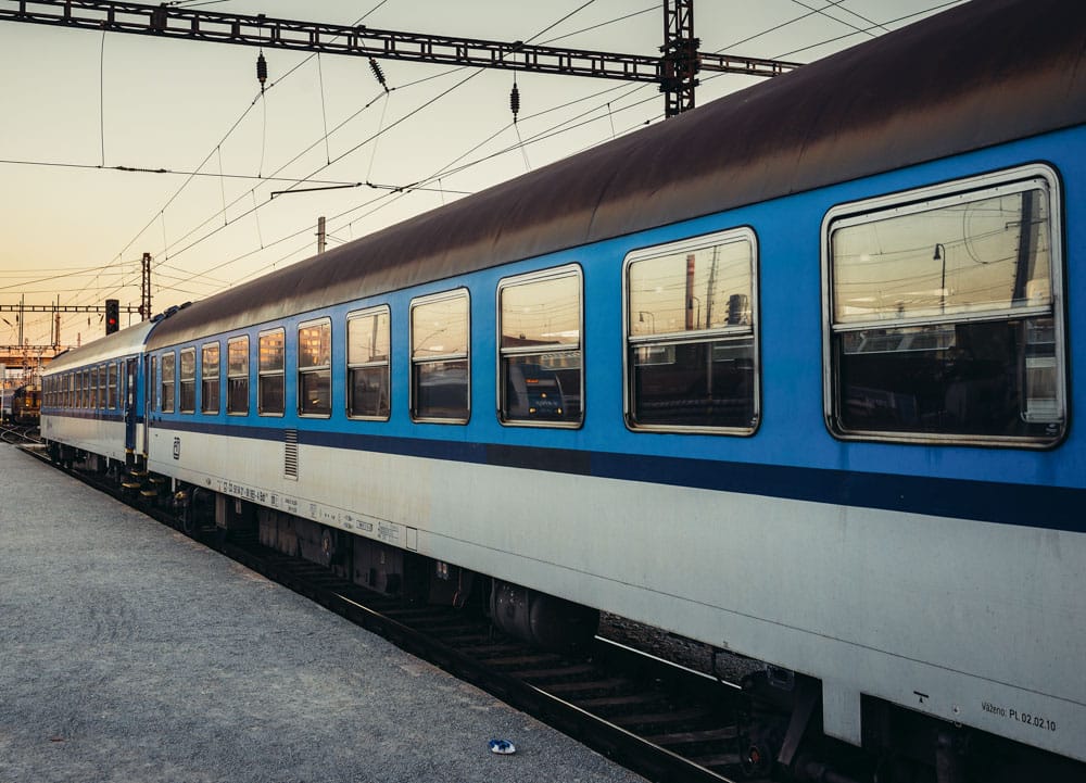 2 Weeks in Czech Republic Itinerary: Train in Plzen