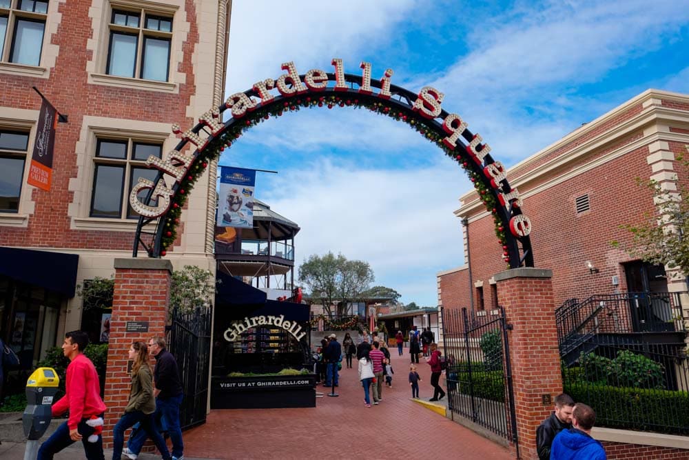 3 Days in San Francisco Weekend Itinerary: Ghirardelli Square