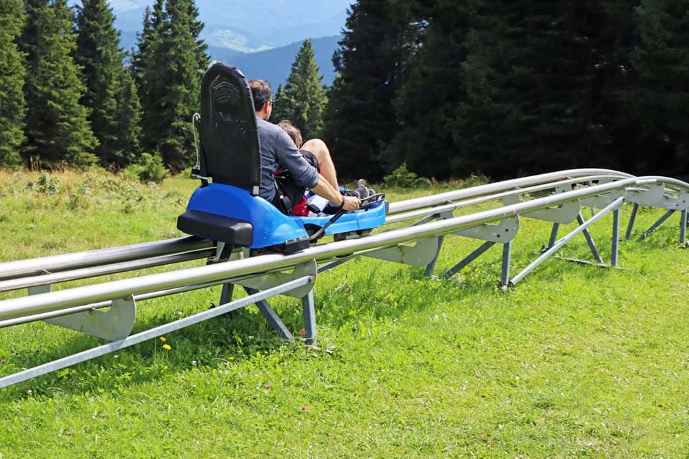 Best Things to do in Lake Tahoe: Ridge Rider Mountain Coaster