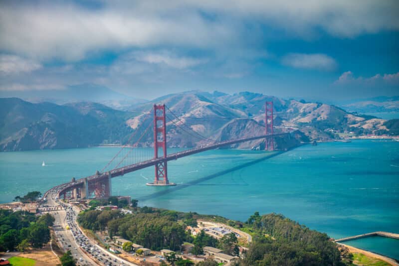 Fun Tours to Book in San Francisco: Aerial View of the Golden Gate Bridge from a Seaplane