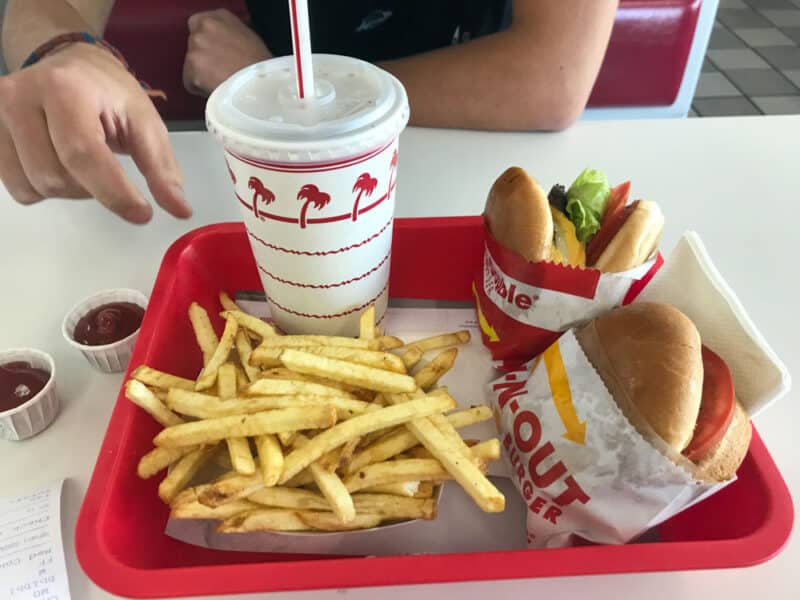 Unique Foods to Try in California: In-N-Out Burger