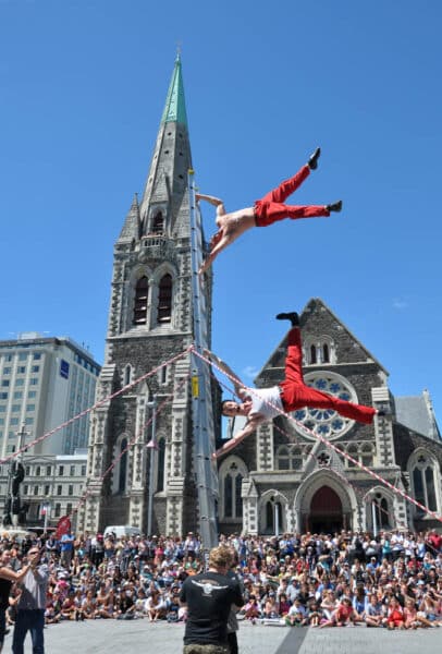 What to do in Christchurch, New Zealand: World Buskers Festival