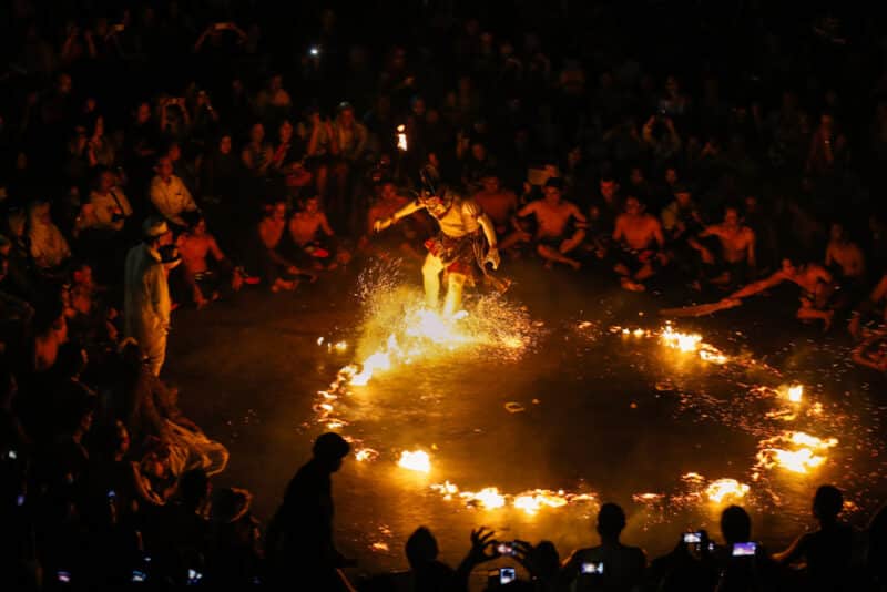 Uluwatu, Bali Things to do: Kecak Fire Dance