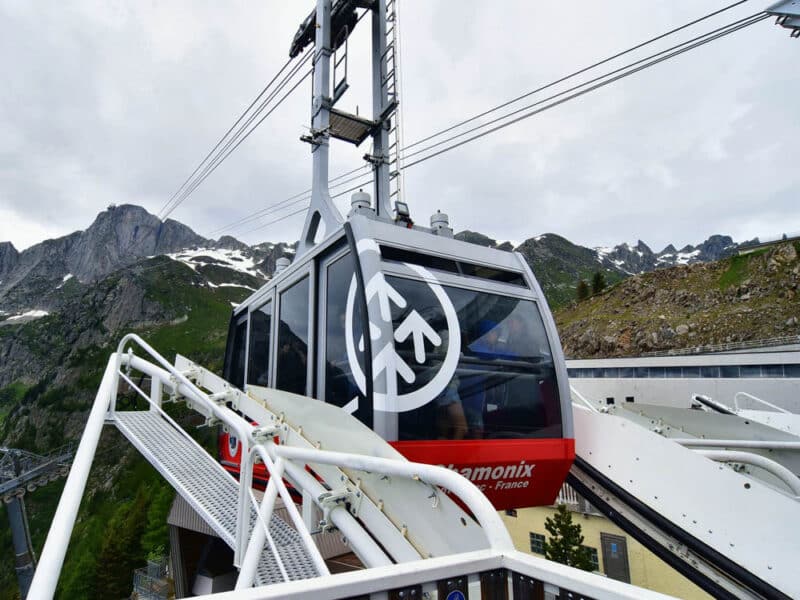 Best Cities to Visit in Europe in August: Cable Car in the French Alps