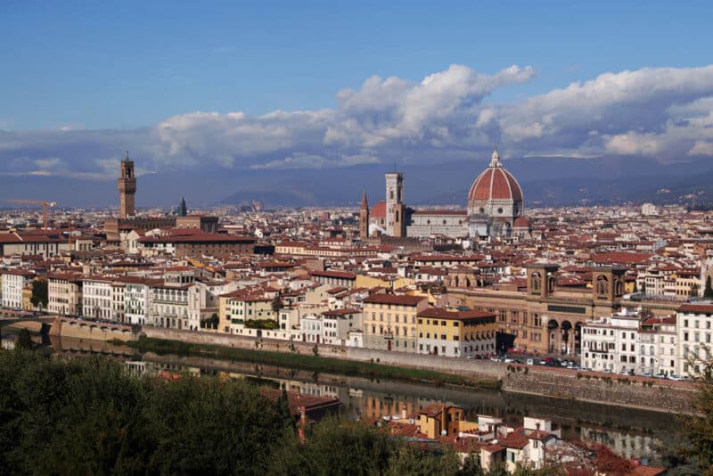 Best Things to do in Tuscany: View from Piazzale Michelangelo