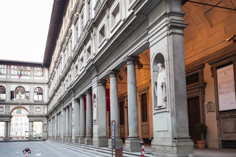 Cool Things to do in Tuscany: Uffizi Gallery