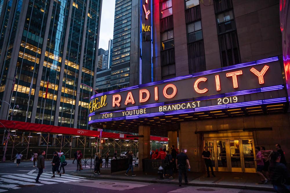 Cool Tours to Book in New York City: Radio City Music Hall Tour