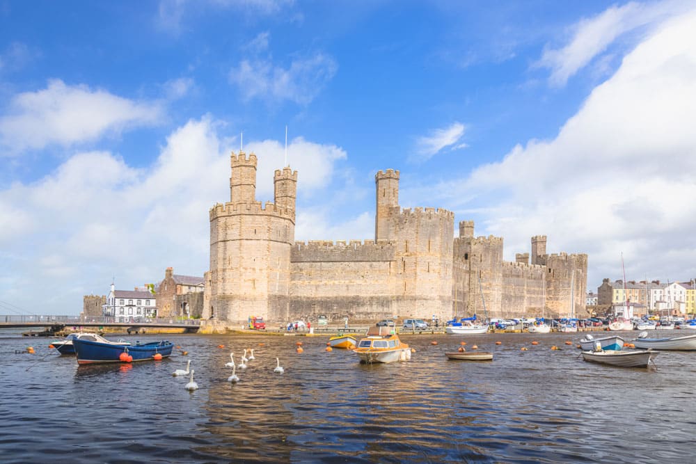 2 Week Itinerary in Wales: Caernarfon Castle