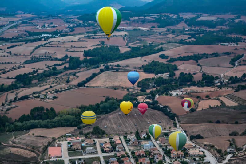 Cool Tours to Book in Barcelona: Hot Air Balloon