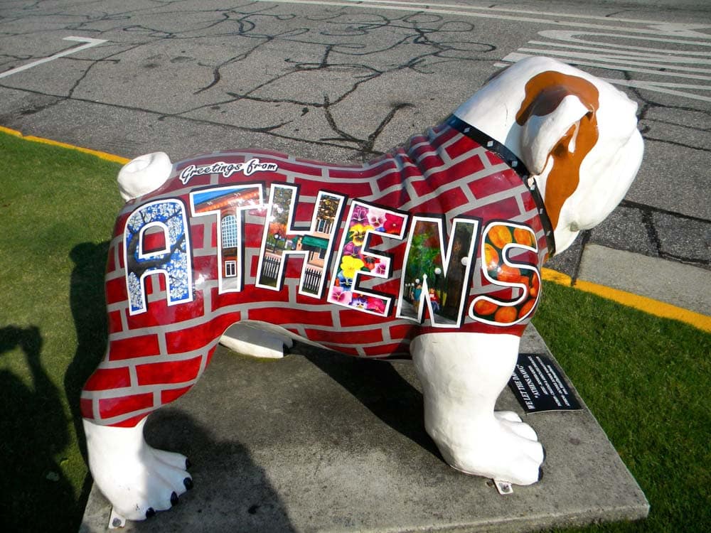 What to do in Athens, Georgia: Dawg Sculptures