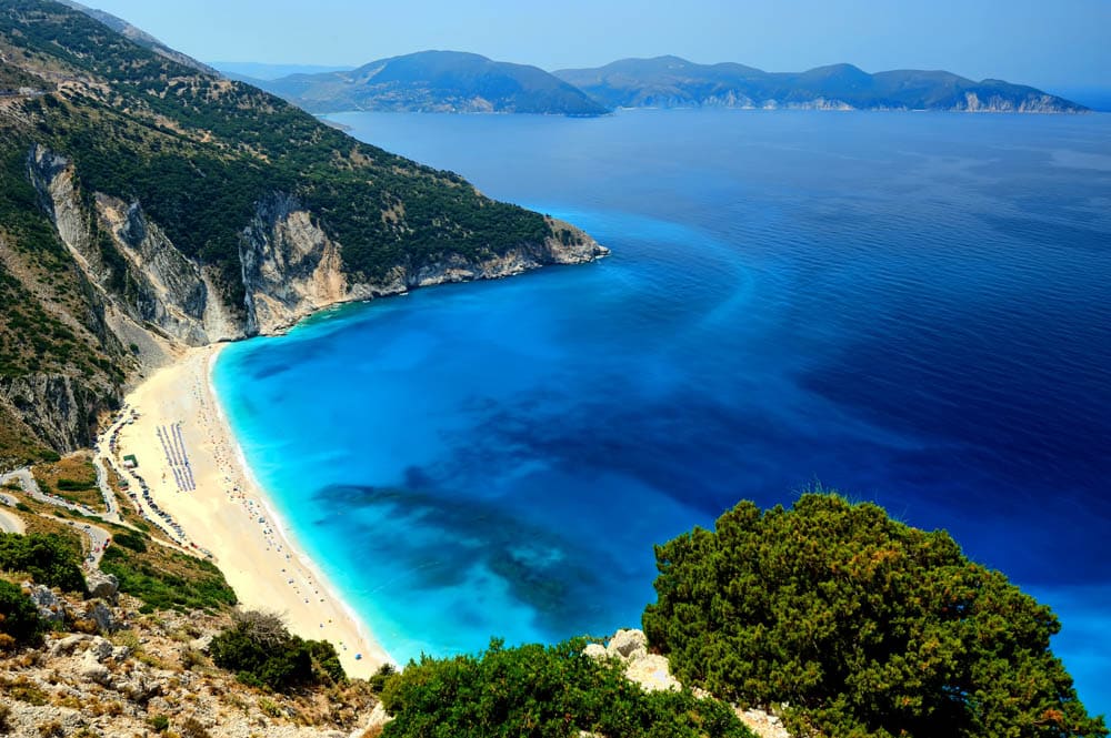 Best Islands in Greece: Myrtos Beach