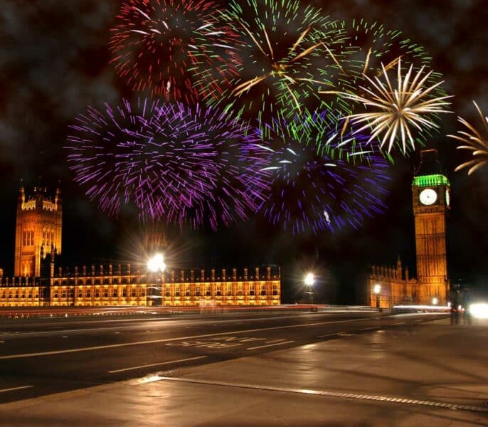 Best Places to Celebrate New Year: London, UK