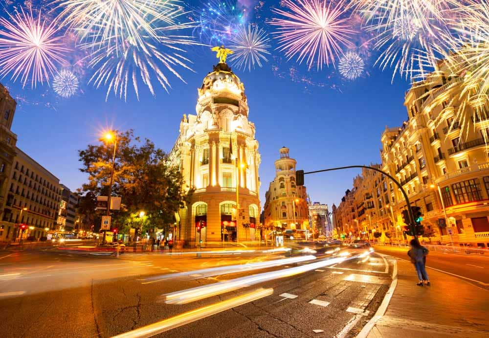Best Places to Travel for New Year: Madrid, Spain