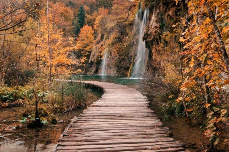 Best Places to Visit in Europe during Fall: Plitvice Lakes National Park, Croatia