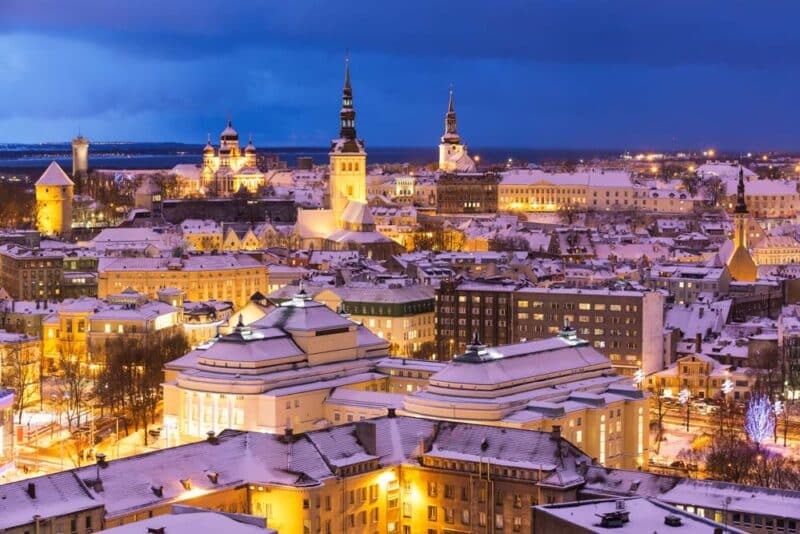 Best Places to Visit in Europe during Winter: Tallinn, Estonia