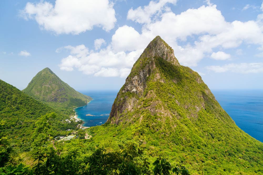 Cool Things to do in St. Lucia: Piton Mountains