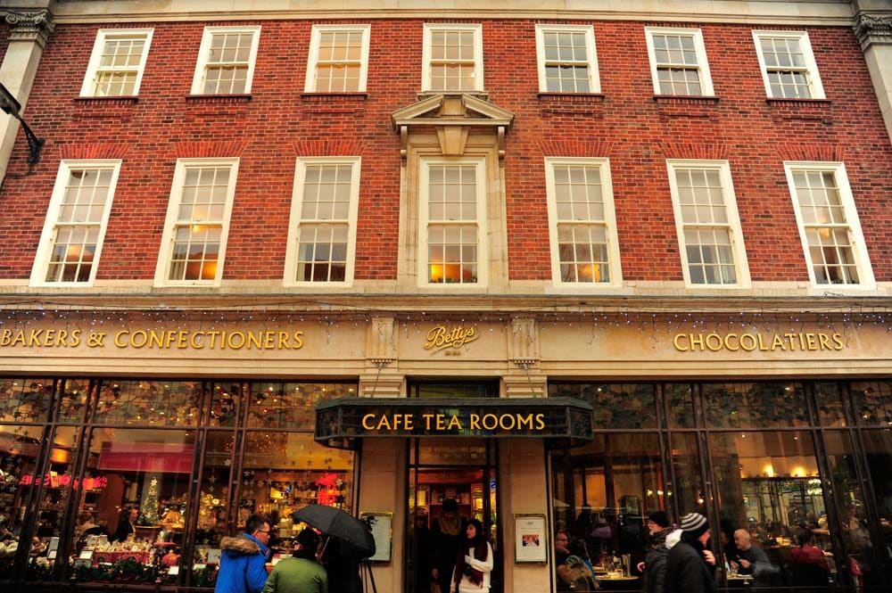 Must do things in York, UK: Bettys Cafe Tea Rooms