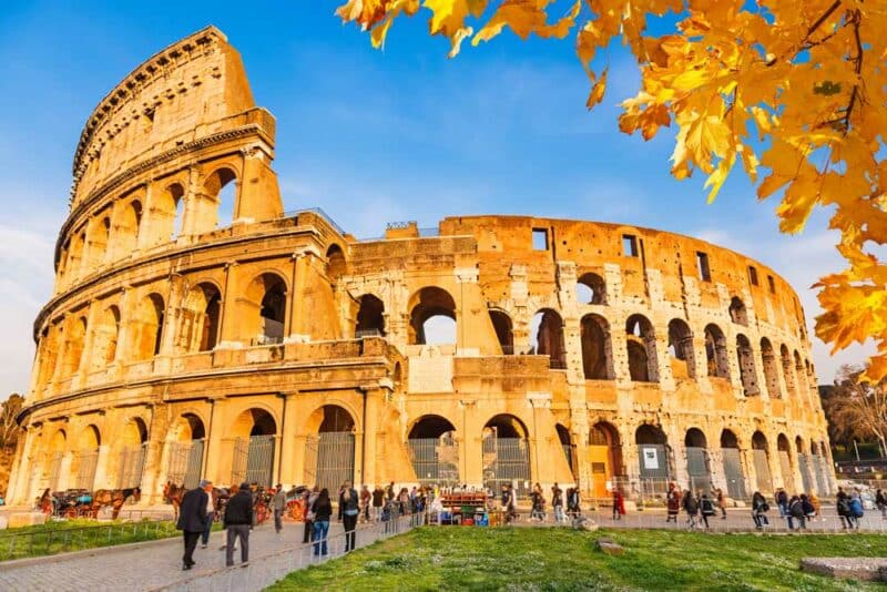 Must See Places in Europe during Fall: Rome, Italy