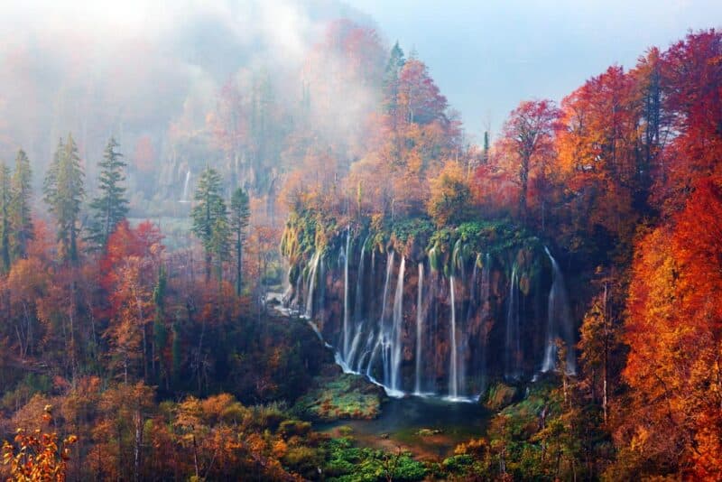 Places in Europe to Visit in the Fall: Plitvice Lakes National Park, Croatia
