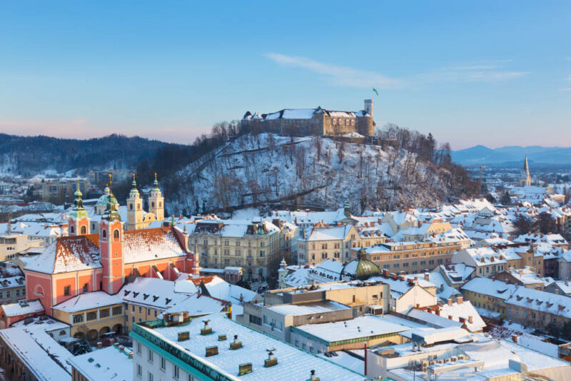 Places to Visit in Europe in December: Ljubljana, Slovenia