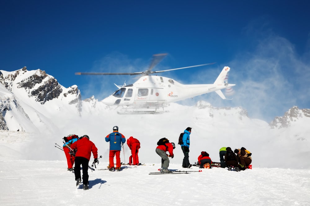 Places to Visit in Europe in Winter: Heliskiing