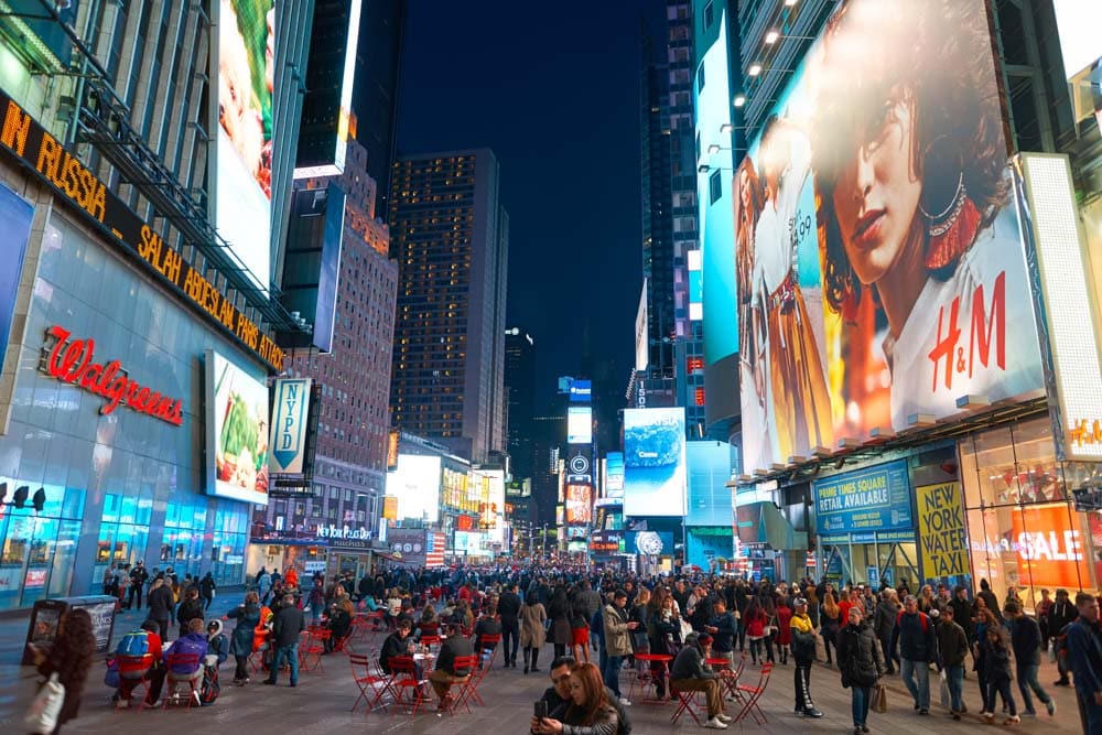 Places to Visit in New York City During Winter: Times Square
